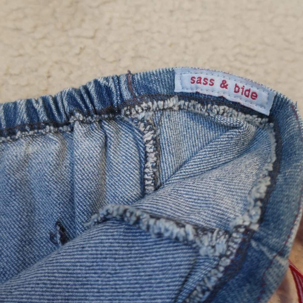 SASS & BIDE COLLECTIBLE Original collection - RUNWAY - denim top - Picture 4 of 7